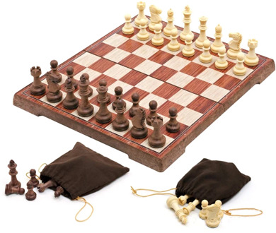 3 in 1 Chess Set Wooden Chess Game Backgammon Checkers Indoor Travel Chess Wooden Folding Chessboard Chess Pieces Chessman