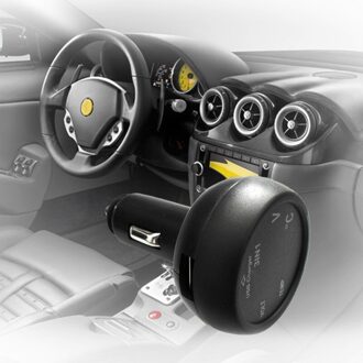 3 in 1 Digitale LED Auto Voltmeter Thermometer Auto USB Lader 12 v/24 v Temperatuur Meter Voltmeter draagbare XNC