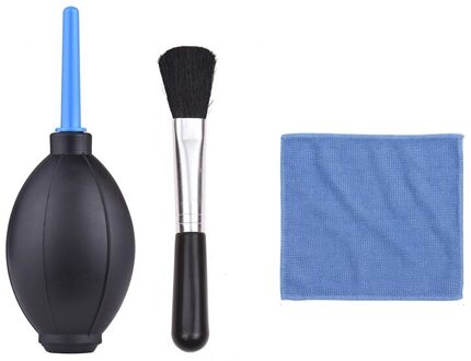 3 In 1 Draagbare Camera Schoon Kit Schoonmaakdoekje Camera Cleaner Pen Air Blaster Blower Accessoires Set Voor Camera Toetsenbord telefoons 3 in 1 Kit