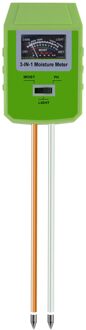 3 In 1 Draagbare Home Meting Abs Tuingereedschap Voor Planten Bloemen Zonlicht Ph Tester Zuurgraad Bodemvochtmeter Batterij gratis
