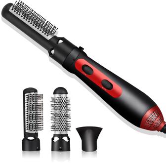 3 In 1 Elektrische Air Krultang Kam Professionele Een Stap Föhn Borstel Volumizer Blow Stijltang Curler Salon set EU