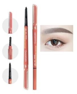 3 in 1 eyebrow pencil - 2 Colors #01 Brown - 0.12g