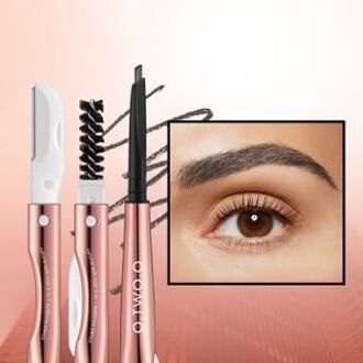 3-in-1 Eyebrow Pencil - 4 Colors #04 Dary Brown - 0.12g