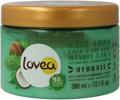3 in 1 haar masker coco & green tea - 390 ml