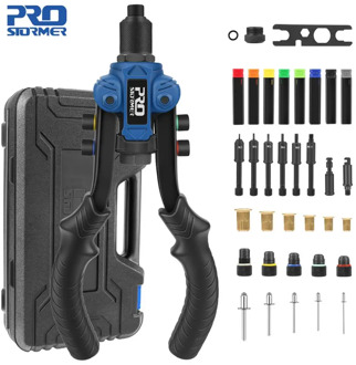 3 in 1 Hand Rivet Nut Guns Riveter of Sleeve Nuts Threaded Rivet Tool for Auto M3/4/5/6/8/10 Multi Reaming by PROSTORMER