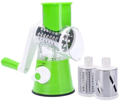 3 In 1 Handleiding Groente Cutter Slicer Multifunctionele Ronde Snijmachine Aardappel Slicer Spiralizer Keuken Groente Cutter Tool