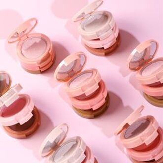 3 In 1 Highlight Blush Contour Palette - 3 Types 01# - 6g