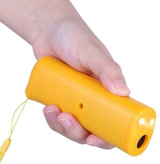 3 In 1 Hond Repeller Anti Barking Stop Bark Training Device Trainer Led Ultrasone Anti Barking Ultrasone Zonder Batterij- A1