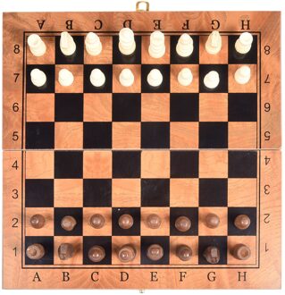 3 In 1 Houten Schaken Backgammon Checkers Reizen Games Schaken Set Board Tocht Entertainment Kerstcadeau