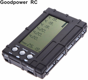 3 in 1 LCD RC Battery Discharger Balancer Meter Tester for 2-6S lipo Li-Fe battery battery voltage meter