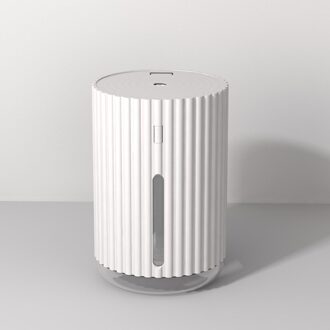 3 In 1 Luchtbevochtiger 320Ml Usb Mini Ultrasone Essentiële Aroma Diffuser Auto Thuis Draagbare Kleurrijke Lamp Luchtreiniger mist Maker 3 in 1 wit