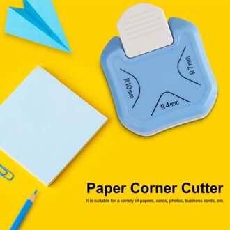 3 In 1 Mini Hoek Trimmer Hoek Duurzaam Rounder Punch 4/7/10Mm Ronde Hoek Trimmer Diy papier Cutter Card Scrapbooking Punch