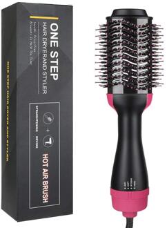 3 In 1 Multifunctionele Föhn & Volumizer Roterende Borstel Roller Draaien Styler Kam Styling Rechttrekken Krultang