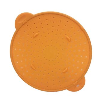 3 In 1 Multifunctionele Kookgerei Siliconen Ploetert Guard Screen Pan Koekenpan Deksel Spill Stopper Pot Ploetert Screen Zeef B