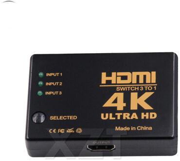 3 In 1 Out Hdmi-Compatibel Switcher Splitter 3 Port 1080P Switch Selector Splitter Box Ultra Hd Voor hdtv Xbox PS3 PS4 Multimedia