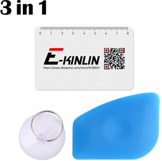 3 In 1 Plastic Demontage Spudger Pry Schop Open Tool Kaart Mobiele Telefoon Tablet Lcd-scherm Sucker Zuignap Opening gereedschap blauw
