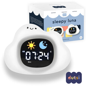 3-in-1 Slaaptrainer Kinderen – Wolkje – Slaapwekker, Nachtlampje & White Noise