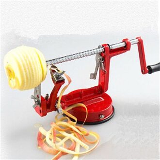 3 In 1 Staal Fruit Potato Apple Machine Peeler Corer Slinky Slicer Cutter Bar Thuis Hand Aangezwengeld Knippen Fruit dunschiller
