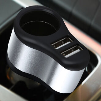 3 In 1 Usb Auto Charger Led Auto 3.1A Dual Usb Sigarettenaansteker Charger Power Adapter Outlet Power