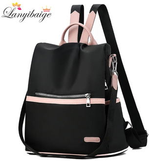 3-in-1 Waterproof backpack for women shoulder bag oxford cloth school backpack for teenage girls light ladies travel backpack