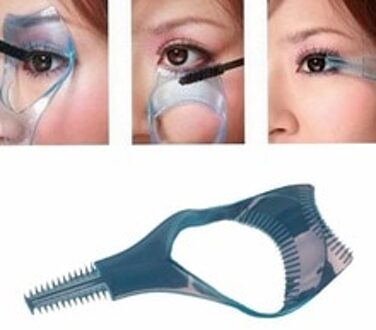3 in 1 Wimper Stencils Mascara Applicator Gids Tool Eye Lash Kam Make Helper voor Vrouwen Maquiagem Ogen Beauty Accessoires