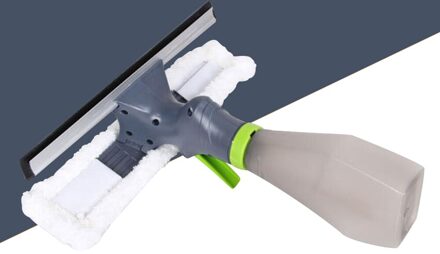 3 In 1 Window Cleaner Spray Droog Schraper Kenmerken Verneveling Nozzle Fles Ruitenwisser Microvezeldoek Pad Kit Auto Glas Schoon borstel