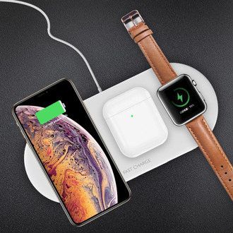 3 In 1 Wireless Charger Fast Charge For Iphone iwatch Samsung Charger Dock For Airpods Pro Apple Watch 5 4 Wireless Charging Pad