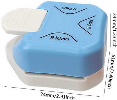 3 In1 Mini Hoek Trimmer Hoek Duurzaam Rounder Punch R4/R7/R10mm Ronde Hoek Trimmer Diy Paper Cutter kaart Scrapbooking Punch