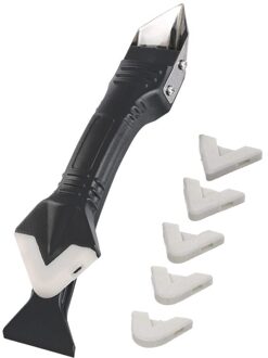 3 In1 Siliconen Remover Kalefateren Finisher Kit Glad Schraper Grout Kit Tools Met Naad Tape Plastic Handgereedschap Set Accessoires