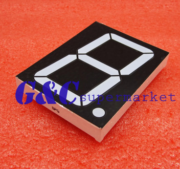 3 inch 1 digit Green Led display 7 segment Common anode