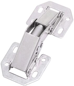 3 Inch/4 Inch 90 Graden Kast Scharnieren No-Boren Gat Bridge Vormige Lente Scharnier Kastdeur Meubels hardware Met Schroeven 3 duim