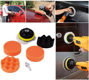 3 Inch Auto Beauty Waxen Polijsten Tool Waxed Gepolijst Spons Set Polijsten Pad Spons Wiel Auto Polijsten Gereedschap