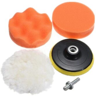 3 Inch Auto Polijsten Spons Pads Kit Foam Pad Buffer Kit Polijstmachine Wax Pads Voor Verwijdert Krassen Auto Care accessoires 5 stk
