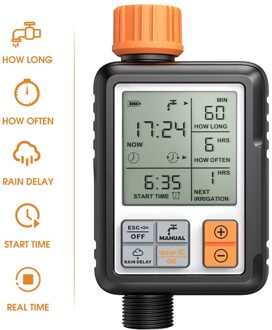 3 Inch Lcd Display Tuin Automatische Irrigatie Watering Timer IP65 Waterdichte Controller Voor Tuin Gazon Water Systeem type A