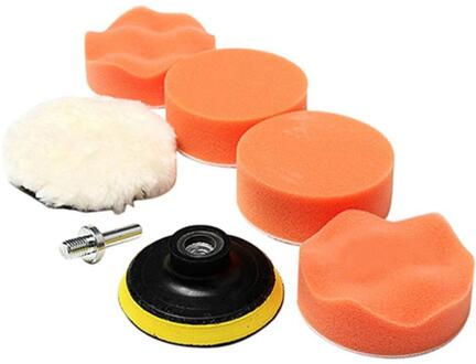 3 Inch Polijsten Buffer Pad Set Multifunctionele Meubels Buffing Spongia Auto Beauty Tool