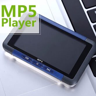 3 Inch Scherm Video Muziek MP5 Speler 8Gb/16Gb Slim Lcd-scherm Media Player Fm Radio Recorder E-Book Reader blauw
