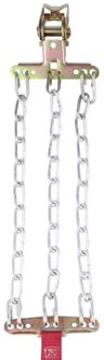 3 Kettingen Truck Auto Wielen Band Band Sneeuwkettingen Winter Anti-Slip Wiel Keten zilver