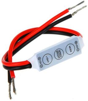 3 Key Mini Led Strip Controller Mini Led Strip Controller Led Enkele Kleur Dimmers 12A Handmatige Draadloze Licht Lamp Controller