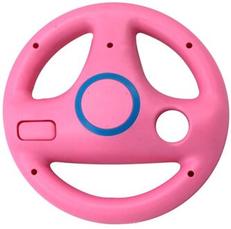 3 Kleur Abs Stuurwiel Voor Wii Kart Racing Games Remote Controller Console roze
