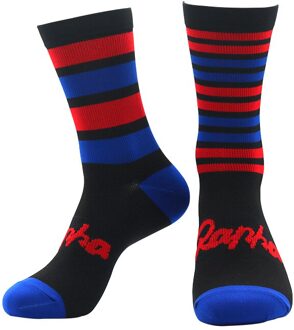 3 Kleur Fietsen Sokken Compressie Sokken Mannen En Vrouwen Sport Voetbal Basketbal Sokken Rood