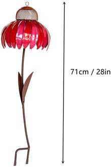 3 Kleur Tuin Decoratie Standbeeld Bloem Soort Vogel Feeder Zonnehoed Vogel Feeder Vogel Feeder Tuinhuisje Hummingbird Feeder