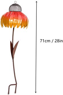 3 Kleur Tuin Decoratie Standbeeld Bloem Soort Vogel Feeder Zonnehoed Vogel Feeder Vogel Feeder Tuinhuisje Hummingbird Feeder