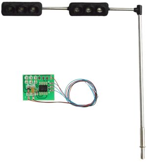 3 Kleur Verkeerslicht Signalen Ho Oo Schaal Model 6Led Voor Diy Zand Tafel Kruising Straat Bouw Model 3