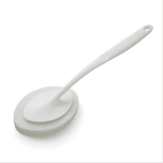 3 Kleuren Bad Borstel Handheld Wc Spons Borstels Vloer Keramische Tegel Cleaner Badkamer Borstel wit