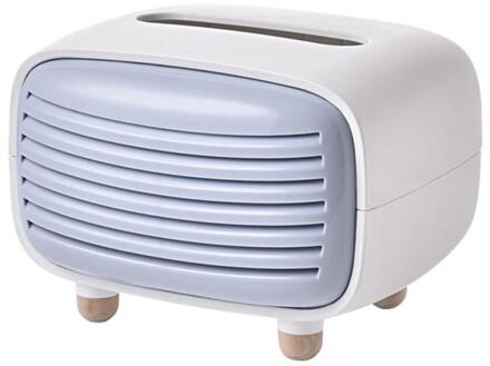 3 Kleuren Home Office Restaurant Desktop Decor Leuke Mini Unieke Radio Vorm Tissue Houder Opbergdoos Container Tafel Accessoires 03