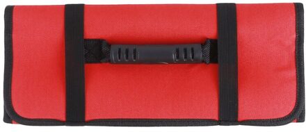 3 Kleuren Keuze Koksmes Tas Roll Bag Carry Case Bag Keuken Koken Draagbare Duurzaam Opbergvakken 58*35cm rood