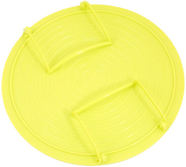 3 kleuren Magnetron Insert Plastic Stand Multifunctionele Keuken Bordenrek Plastic Stacker Deksel + Cooling Rack Keuken Tool geel