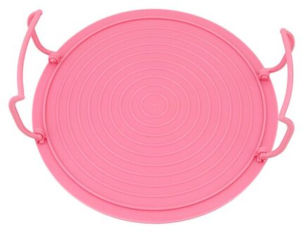 3 Kleuren Magnetron Plastic Tray Stand Multifunctionele Keuken Bordenrek Plastic Stacker Een Deksel En Een Koeling Rack Keuken Tool rood