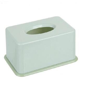 3 kleuren multifunctionele Lifting Stijl Tissue Doos Desktop Opbergdoos Woonkamer Servet Lade SMT338-groen