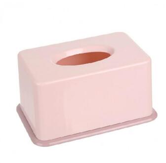 3 kleuren multifunctionele Lifting Stijl Tissue Doos Desktop Opbergdoos Woonkamer Servet Lade SMT338-roze